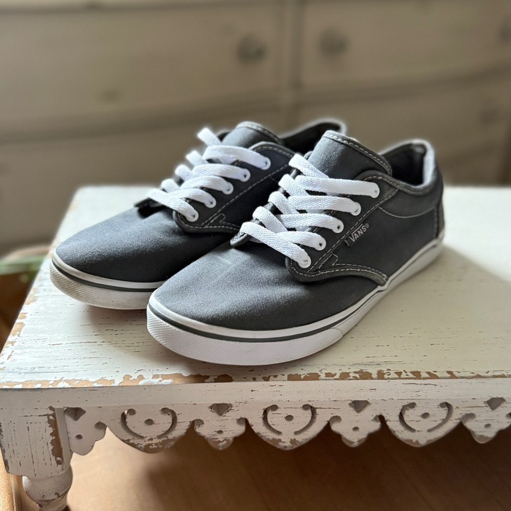Vans Classic Grey Canvas Sneakers - Picture 3 of 8